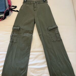 Denim&Co Sage Green Trousers